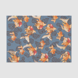 Papier Mousseline Oranda Goldfish