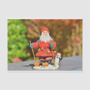 Papier Mousseline Ornement du Père Noël