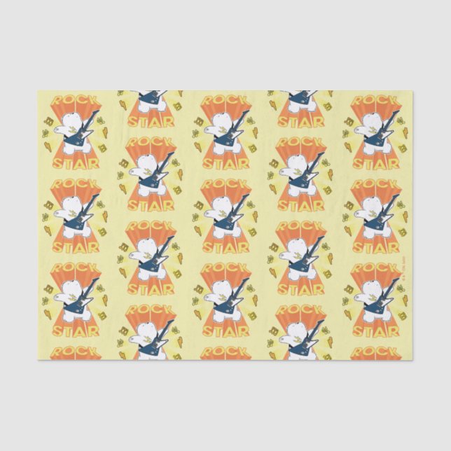 Papier Mousseline Ours de glace - Rock Star (Recto)