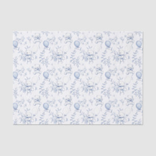 Papier Mousseline Ours en peluche Toile Chinoiserie Baby shower