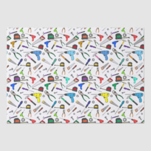 Papier Mousseline Outils de dessin amusant Motif d'illustration maté