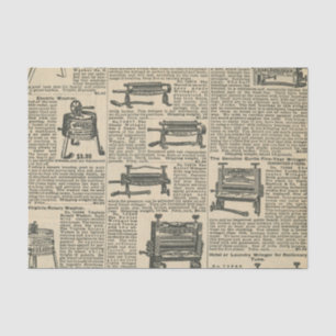 Papier Mousseline Page Catalogue des lave-linge à l'ancienne