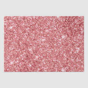 Papier Mousseline Paillettes Roses Brillantes Glamour