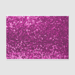 Papier Mousseline Paillettes roses fuchsia scintillant mariée VIP 16
