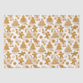 Papier Mousseline Pain d'épices Cookies avec os de chien