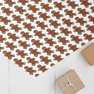 Papier Mousseline Pain d'épices Homme Noël Cookie Vacances Cuisine