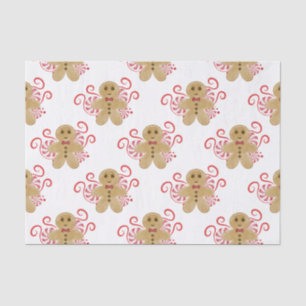 Papier Mousseline Pain d'épices mignon Homme & Peppermenthe Candy No