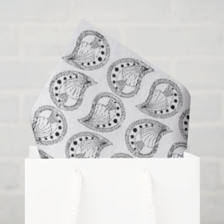 Papier Mousseline Paisley Petal Rhythm lignes noires