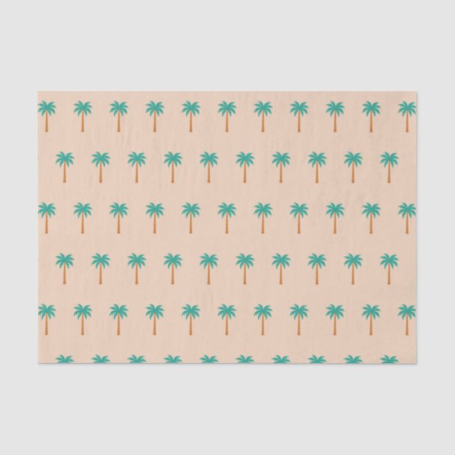 Papier Mousseline Palmiers (Recto)
