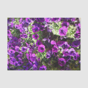 Papier Mousseline Paper de Purple Petunia