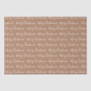Papier Mousseline Papier blanc Kraft "Joyeux Noël"
