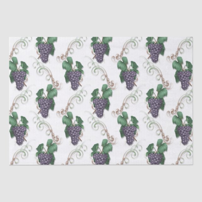 Papier Mousseline Papier cadeau de vin de raisin (Recto)