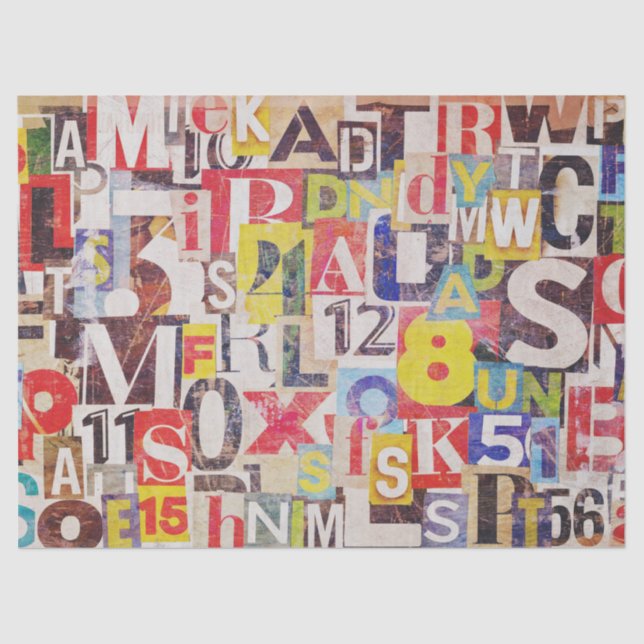 Papier Mousseline Papier de collage ou de découpage (Recto)