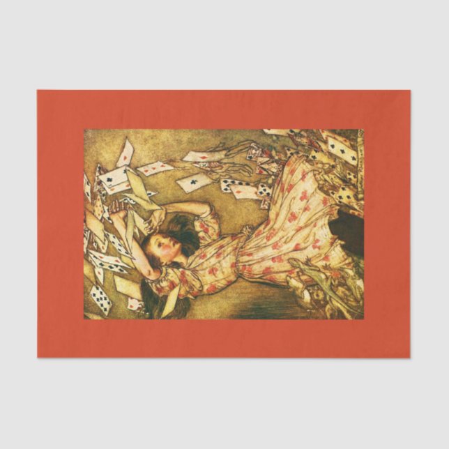 Papier Mousseline Papier de découpage 10"x15" - Arthur Rackham 9 (Recto)