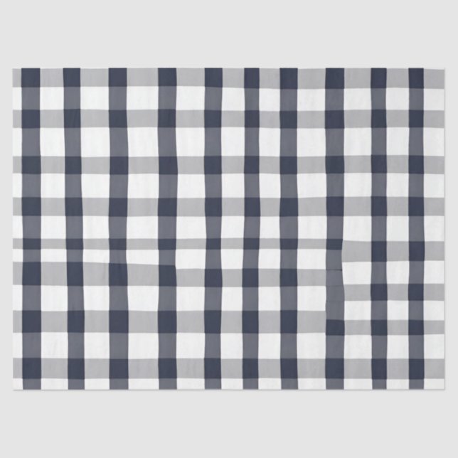 Papier Mousseline Papier de découpage blanc et bleu foncé (Recto)