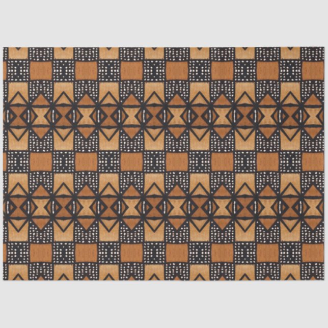 Papier Mousseline Papier de découpage de meubles textiles africains (Recto)