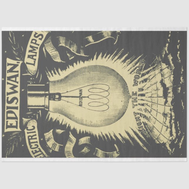 Papier Mousseline Papier de découpage Edison industriel (Recto)