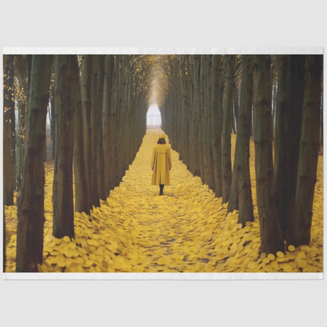 Papier Mousseline Papier de découpage, Enveloppement, Whispers of th (Recto)