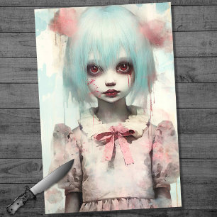 Papier Mousseline Papier de découpage pour fille éffrayante 7