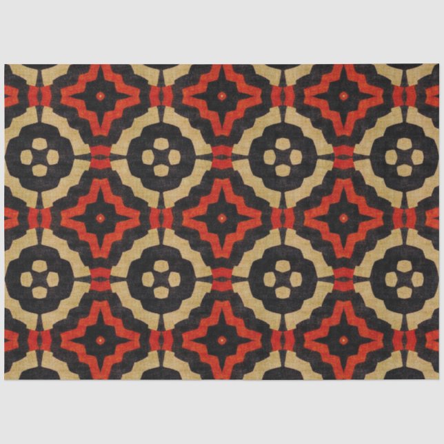 Papier Mousseline Papier de découpage textile africain (Recto)