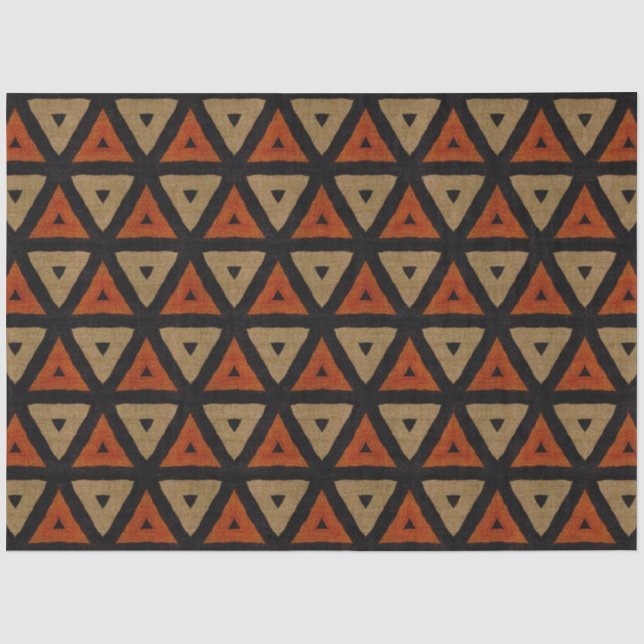 Papier Mousseline Papier de découpage textile africain (Recto)