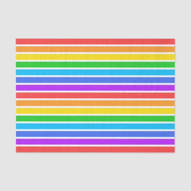 Papier Mousseline Papier de fond Arc-en-ciel et Blancs (Recto)