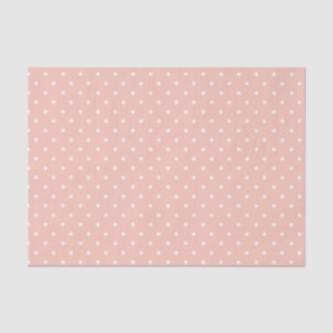 Papier Mousseline Papier de fond blanc et blanc Polka Dot