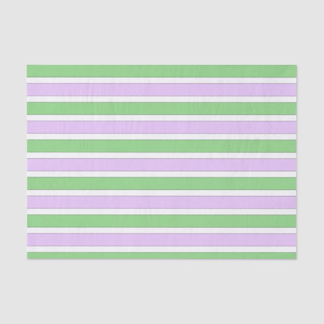 Papier Mousseline Papier de fond blanc, Lilac et vert (Recto)