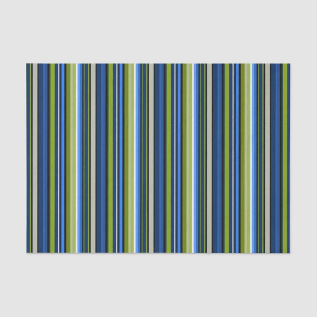 Papier Mousseline Papier de fond bleu vert Sporty (Recto)