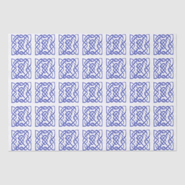 Papier Mousseline Papier de fond CELTIQUE VIOLET (Recto)