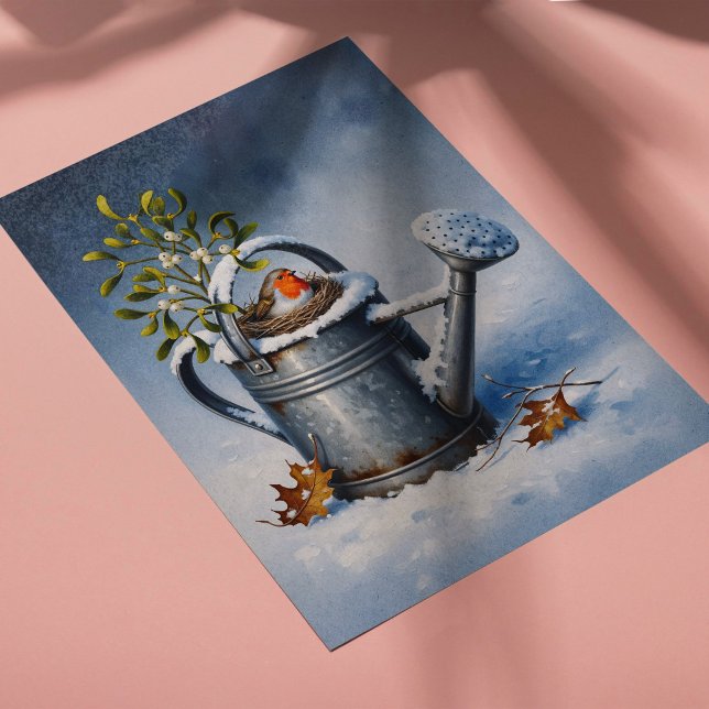 Papier Mousseline Papier de fond de décantation pour oiseaux d'hiver (Créateur téléchargé)