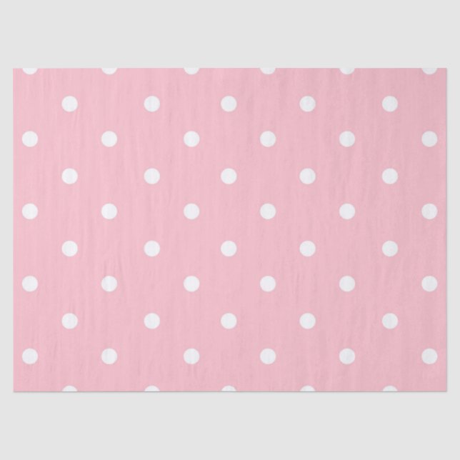 Papier Mousseline Papier de fond rose blanc (Recto)