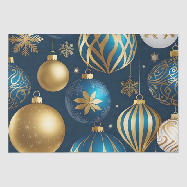 Papier Mousseline papier de mouchoir de Noël festif (Recto)
