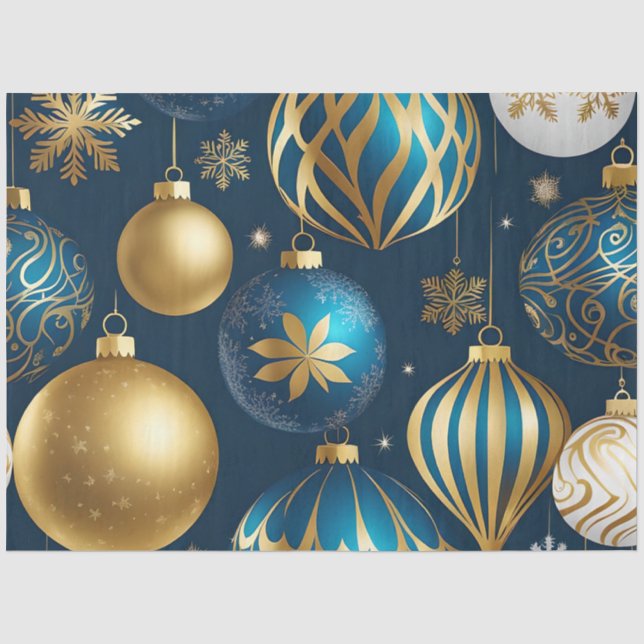 Papier Mousseline papier de mouchoir de Noël festif (Recto)