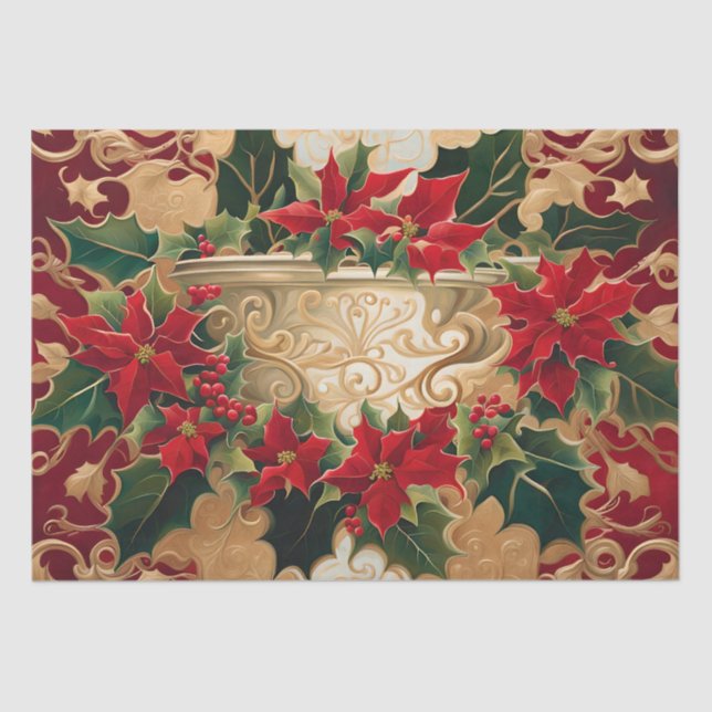 Papier Mousseline papier de mouchoirs de noël (Recto)