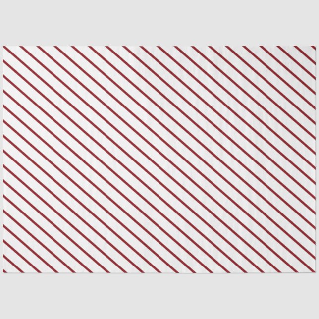 Papier Mousseline Papier de Noël rouge et blanc (Recto)