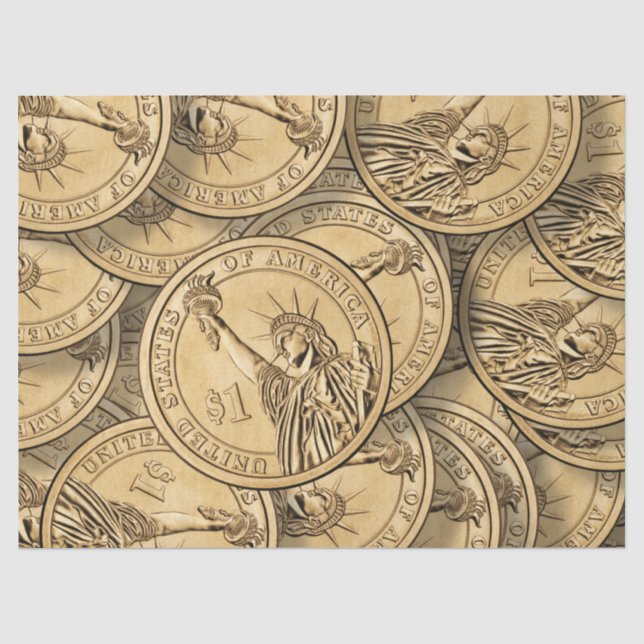 Papier Mousseline papier de papier de papier de monnaie dollar (Recto)