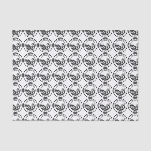 Papier Mousseline Papier de papier de tissus cadeaux d'entreprise po (Recto)