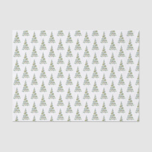 Papier Mousseline Papier de papier de tissus Motif de Noël