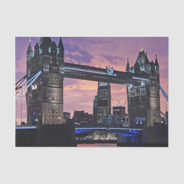 Papier Mousseline Papier de papier journal pittoresque London Tower  (Recto)