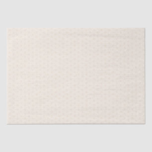 Papier Mousseline Papier de papier papier Motif Creamy Peach Hexagon