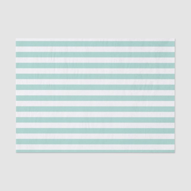 Papier Mousseline Papier de papier tissu Aqua Stripes (Recto)
