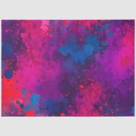 Papier Mousseline Papier de papier tissu de peinture à motif coloré