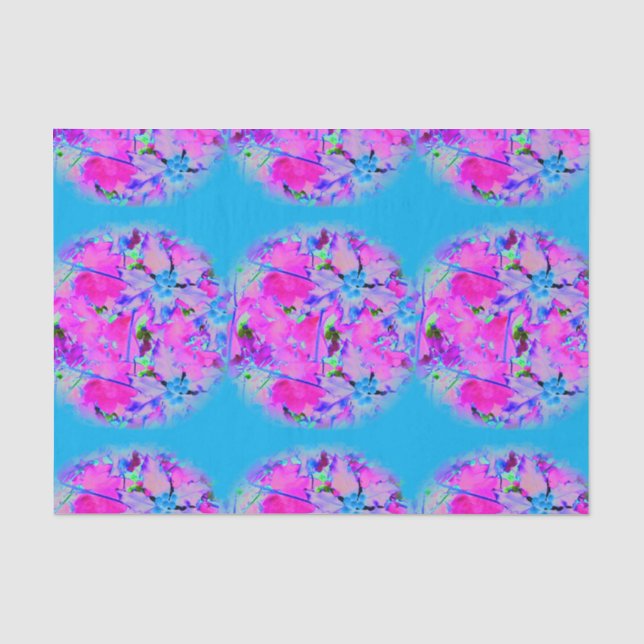 Papier Mousseline Papier de papier tissu rose (Recto)