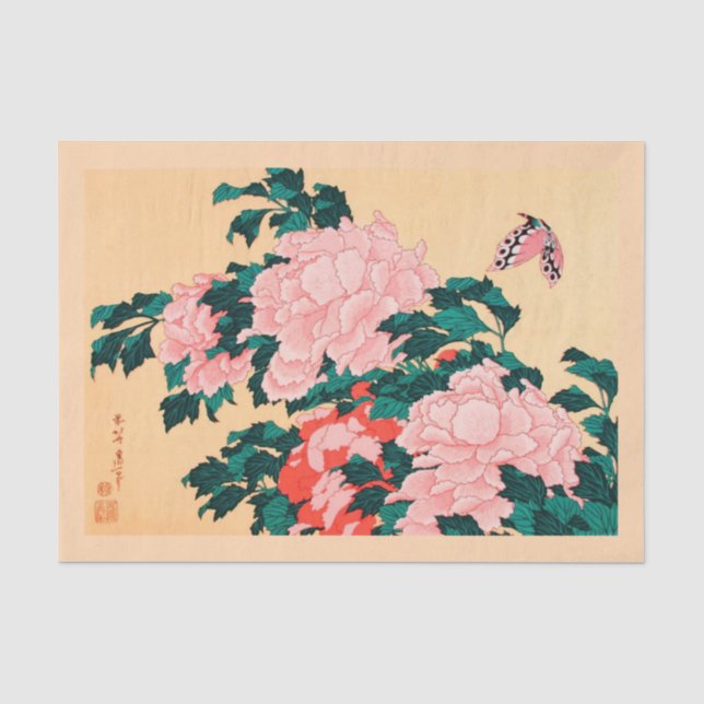 Papier Mousseline Papier de PAPILLON de TISSU JAPONAIS (Recto)