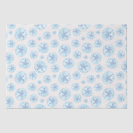 Papier Mousseline Papier de tissu bleu de sable d'Aqua