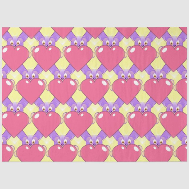 Papier Mousseline papier de tissu cardiaque (Recto)