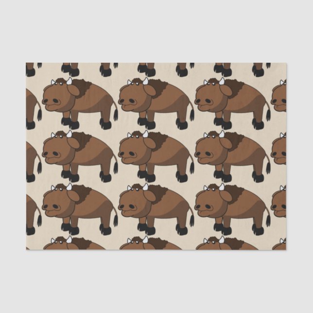 Papier Mousseline papier de tissu de bison (Recto)