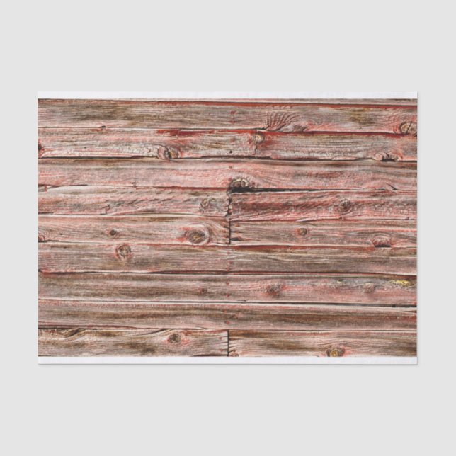 Papier Mousseline papier de tissu de la grange rouge (Recto)