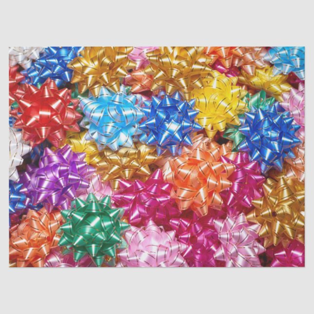 Papier Mousseline papier de tissu de noël arcs (Recto)